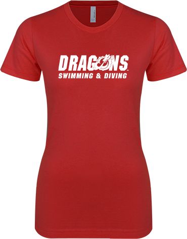 MSUM Next Level Womens Boyfriend Tee Swimming & Diving - ONLINE ONLY
